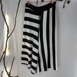 Banana blue label contrast stripe wide leg pant
